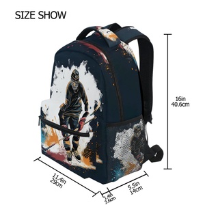 Mochila Deportiva Personalizada por Sublimación, Ligera, Duradera, Informal, para Viajes, Gimnasio, Equipo de Baloncesto - Product Image 2