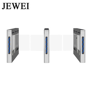 Global Supply Chain Security Office Building Access Swing/<strong>Flap</strong> <strong>Barrier</strong> Turnstile Gate With Stainless Steel And Anti-Tailgating - Product Image 1