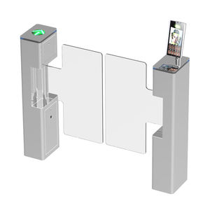 Bi-directional RFID / Face Access Control Swing Barrier Gate <strong>Turnstile</strong> For Supermarket Gym