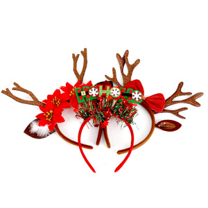 Nuova Fascia Natalizia con Formiche, Graziosa Molletta <span class=keywords><strong>per</strong></span> Capelli, Decorazione <span class=keywords><strong>per</strong></span> Feste, Fascia Luccicante di Babbo <span class=keywords><strong>Natale</strong></span> - Product Image 4