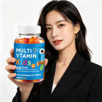 Vitamines gommeuses véganes pour enfants : Soutien immunitaire et croissance, complément nutritif quotidien pour enfants, collation saine aux fruits, OEM ODM disponible