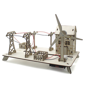 Generador de energía eólica con transmisión de alto voltaje, kit científico DIY, juguete educativo de madera para niños de 7 a 9 años - Product Image 2