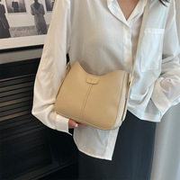 Nouveau design 2027 – Sac bandoulière décontracté grande taille pour téléphone, couleur unie, sac à main carré simple avec fermeture éclair pour femme