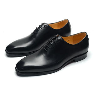 Chaussures en cuir de haute qualité, légères et respirantes. Chaussures Oxford classiques et polyvalentes pour hommes avec lacets et semelle extérieure en caoutchouc - Product Image 6