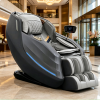 Fauteuil de massage confortable, portable et pliable pour la maison, relaxation complète du corps, zéro gravité, cuir PU, chauffage, airbag, massage des pieds, commande vocale intelligente