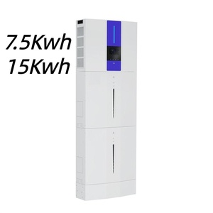 Sistema de Energía Solar <span class=keywords><strong>Fotovoltaica</strong></span> de 7.5KWH 15KWH, Sistema de Almacenamiento de Energía <span class=keywords><strong>Fotovoltaica</strong></span> para el Hogar, Máquina Todo en Uno con Batería, Inversor y Celdas Solares - Product Image 1