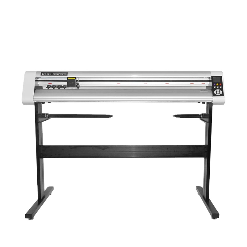 Plotter dan Stiker 1300MM Cutting Mesin T48L Vinyl PE Grafis Cutting Semi Otomatis Cutting Plotter