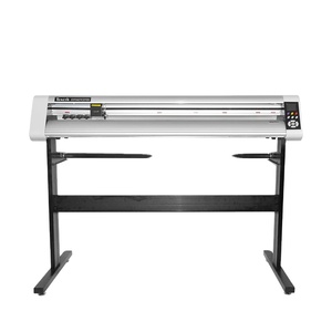 Plotter ve Sticker 1300MM kesme makinesi T48L vinil PE grafik çizim kesici yarı-otomatik çizim kesici