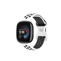 Correa de Reloj Deportiva de Silicona Transpirable Win-Win con Cierre de Mariposa para Fitbit Versa 4 3 Sense 2