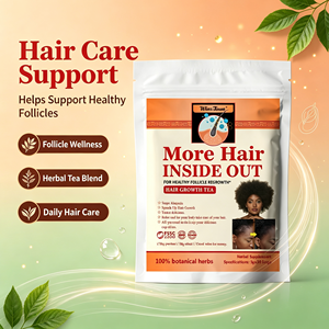 Té Botánico Natural para el Crecimiento del Cabello, Apoyo al Recrecimiento Saludable <span class=keywords><strong>de</strong></span> los Folículos, Anticaída, Cuidado Nutritivo del Cuero Cabelludo, Bebida Saludable para Engrosar el Cabello - Product Image 1