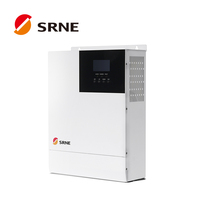 Onduleur solaire hybride hors réseau SRNE 24V 3KW 5KW 10KW 110/120VAC avec chargeur solaire MPPT et onde sinusoïdale pure