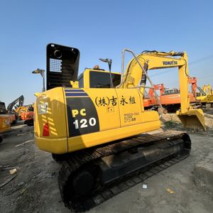 Gebruikte Japan Originele 12 Ton <span class=keywords><strong>Komatsu</strong></span> Pc120 Graafmachine <span class=keywords><strong>Pc</strong></span> 30 40 55 60 70 78 90 110 120 130 200 220 300 Hydraulische Rupsgraafmachine - Product Image 1