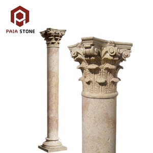 Colonne <span class=keywords><strong>de</strong></span> conception <span class=keywords><strong>de</strong></span> <span class=keywords><strong>pilier</strong></span> <span class=keywords><strong>de</strong></span> marbre <span class=keywords><strong>de</strong></span> <span class=keywords><strong>taille</strong></span> réelle extérieure <span class=keywords><strong>en</strong></span> <span class=keywords><strong>pierre</strong></span> naturelle à vendre - Product Image 3