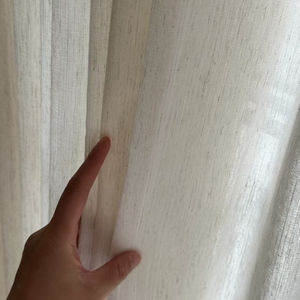 Chất lượng cao handmade <span class=keywords><strong>Linen</strong></span> S sóng xếp li rèm cửa tùy chỉnh kích thước khách sạn & nhà Sheer vải valances Hot Bán bởi nhà máy - Product Image 6