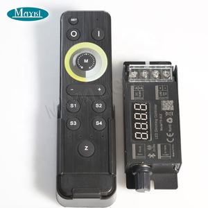 DC 12V 24V sans fil 2.4G RF LED bande lumineuse monochrome LED contrôleur <span class=keywords><strong>variateur</strong></span> - Product Image 4