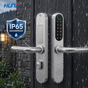 <span class=keywords><strong>HUNE</strong></span> - Sistema de Cerradura Inteligente para Puerta de Acero Inoxidable 316 con Clasificación IP65, Cerradura Digital con Código y Contraseña, Cerradura TT para Residencias - Product Image 1