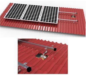 Supports de <span class=keywords><strong>fixation</strong></span> pour <span class=keywords><strong>panneaux</strong></span> <span class=keywords><strong>solaires</strong></span> en aluminium pour toiture en <span class=keywords><strong>tuiles</strong></span>, pour 2 modules <span class=keywords><strong>solaires</strong></span>, installation facile <span class=keywords><strong>sur</strong></span> toit, kit <span class=keywords><strong>panneaux</strong></span> <span class=keywords><strong>solaires</strong></span> 3 kW - Product Image 3