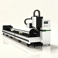 Machine de découpe laser à fibre pour tubes métalliques, découpe d'acier inoxydable, d'acier au carbone, de fer, d'aluminium galvanisé, de laiton