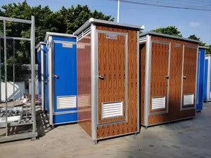 Baño Portátil Prefabricado en Contenedor, Inodoro Portátil para Obras de Construcción - Product Image 5
