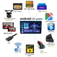 Carplay untuk Fiat Croma 2005-2010 Android Auto Radio mobil Multimedia pemutar Video WIFI 4G Autoradio navigasi GPS FM Unit kepala