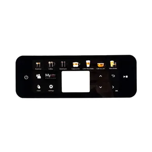 Painel capacitivo de vidro PCAP de tela de toque personalizado OEM ODM vários tamanhos e formas com teclado de membrana equipamento de telecomunicações