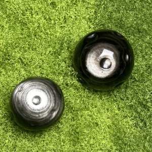 Esfera <span class=keywords><strong>de</strong></span> Cristal Pulido <span class=keywords><strong>de</strong></span> Obsidiana Plateada Natural <span class=keywords><strong>de</strong></span> Alta Calidad al por Mayor para Decoración del Hogar - Product Image 6
