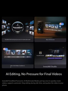 Caméra d'action 360° Insta360 X6 8K50fps, 120MP, objectif 1 pouce, étanche, avec écran <span class=keywords><strong>OLED</strong></span> - Product Image 4