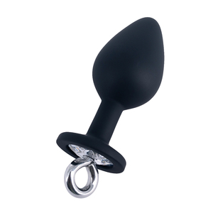 Tapón <span class=keywords><strong>Anal</strong></span> de Silicona con Anillo de Tracción, Diamante, Ano, SM, Portátil, Juguetes Sexuales para Adultos, Masturbación - Product Image 2