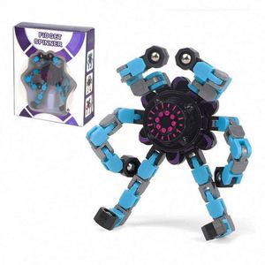 Perfect Service 2022 Juguete Antiestrés de Plástico y Metal, Robot Fidget Spinner para Adultos, Juguete para Aliviar el Estrés - Product Image 3