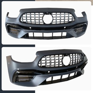 Mercedes-Benz E-Class W213 2019-2022 Front And Rear Bumper Full Set With Diffuser And Exhaust Tips - Product Image 4