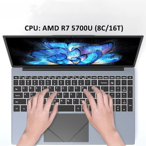 แล็ปท็อปเพื่อความบันเทิงภายในบ้าน Vx15e ขนาด 15.6 นิ้ว ใช้หน่วยประมวลผล Amd <span class=keywords><strong>7</strong></span> 5700u เหมาะสำหรับการใช้งานร่วมกันในครอบครัว การเรียนของนักเรียน ขายส่ง โน้ตบุ๊คแบบกำหนดเองได้ รับผลิตแบบ OEM - Product Image 1