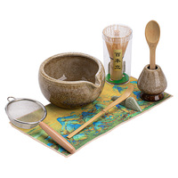 Grand ensemble de thé en céramique de style chinois moderne Dehua avec fouet à matcha, bol à thé, tamis à poudre 100 pièces, coffret cadeau