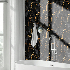 Panneaux de papier peint épais sur mesure en gros, autocollants muraux modernes imperméables noirs pour la décoration murale - Product Image 6