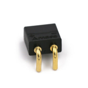Amass XT30PW-M36 <b>2</b>-<b>Pin</b> Horizontal PCB Plug, No Support <b>Pins</b> Low-Profile Right-Angle Solder <b>Connector</b> for Ultra-Compact RC Models - Product Image 2