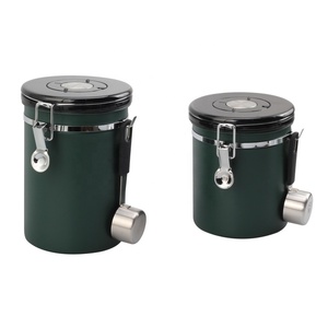 Stainless Steel <b>Coffee</b> Container Airtight with Small Travel Container <b>Coffee</b> Bean Storage Canister with Scoop Green - Product Image 4