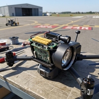 Module télémètre laser industriel Farsight, grossissement 10x, charge utile pour drone, télémétrie longue distance, compact, IP66