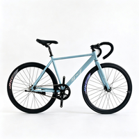 Sepeda Fixed Gear Ban 700-28C Sepeda Jalan Raya Single Speed Rangka Baja Karbon Tinggi Sepeda Balap Komuter Dewasa untuk Pria Wanita Pelajar