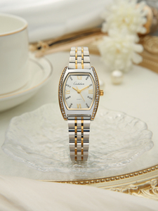 Reloj <span class=keywords><strong>de</strong></span> Cuarzo <span class=keywords><strong>de</strong></span> Lujo para <span class=keywords><strong>Mujer</strong></span> con Diamantes, Acero Inoxidable, Deportivo, Elegante, Esfera <span class=keywords><strong>de</strong></span> Cristal, Resistente al Agua 3ATM - Product Image 3