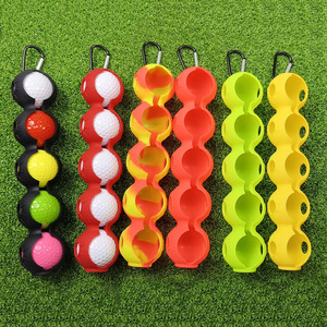 <b>Golf</b> Silicone Ball Sleeve 5-Ball Storage Clip Eco-Friendly Protective Cover For <b>Golf</b> Balls Universal Use - Product Image 3