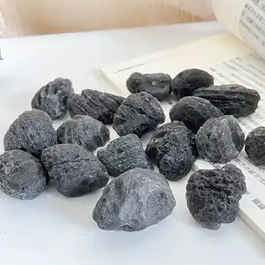 2- 4 Cm Raw Natural Stone Czech Moldavite Meteorite Black Specimen Rare Meteorite Crystal Gemstone Energy Stone