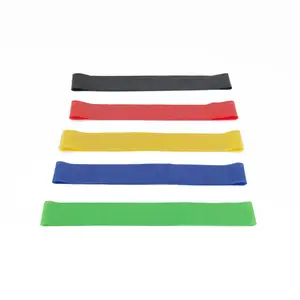 China Leverancier Sportschool Oefenbanden 10-50 Pond Sterke Heupenkel Mini Latex Elastische Weerstandsbanden Trekken Touw Bulk Flat Loop Workout