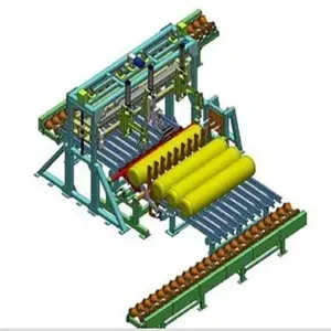 Automatisches Ultraschall-Prüfsystem für Gassylindern hocheffizientes Equipment