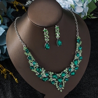 Collier et boucles d'oreilles vintage en forme de goutte d'eau, bijoux de mariage pakistanais Yuminglai, perles afghanes, kiribatiennes, turques, pour femmes