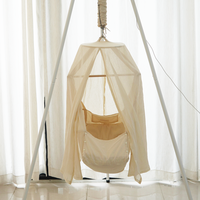 Housse de hamac respirante pour bébé en coton maillé, pare-soleil léger pour berceau, rideau de sommeil portable pour chambre d'enfant