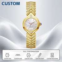 En stock 2 pièces, logo personnalisé, 50 pièces, Scottie 9727 + 9722, fabricant OEM ODM, cadran de luxe, nouvelle conception, montres à quartz pour femmes