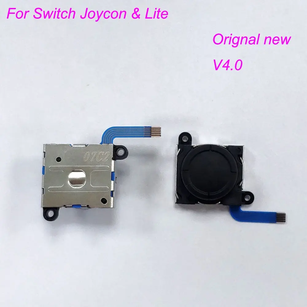 Joystick analogique 3D de remplacement pour manette nintendo Switch Lite, 10 pcs, bouton-Joystick, capteur de pouce, noir, Original