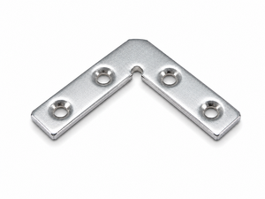 Profil en L en fer 62x62mm, revêtement en zinc, revêtement en poudre, support d'angle métallique, quincaillerie pour meubles, pour porte de placard, armoire - Product Image 2