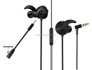 Nouveau design élégant Écouteur stéréo filaire 3.5mm avec double microphone Écouteur de jeu filaire sans retard pour la musique et les jeux - Product Image 5