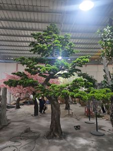 Podocarpus Bonsai Large Outdoor Indoor Artificial Bonsai <strong>Tree</strong> Green Artificial Pine <strong>Tree</strong> for Home Patio Garden Centerpiece Decor - Product Image 6