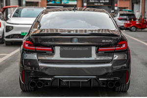 Chất lượng cao phong cách cạnh tranh sợi carbon khuếch tán cản sau cho BMW 5 Series G30 2019 + carbon khuếch tán cản sau - Product Image 5